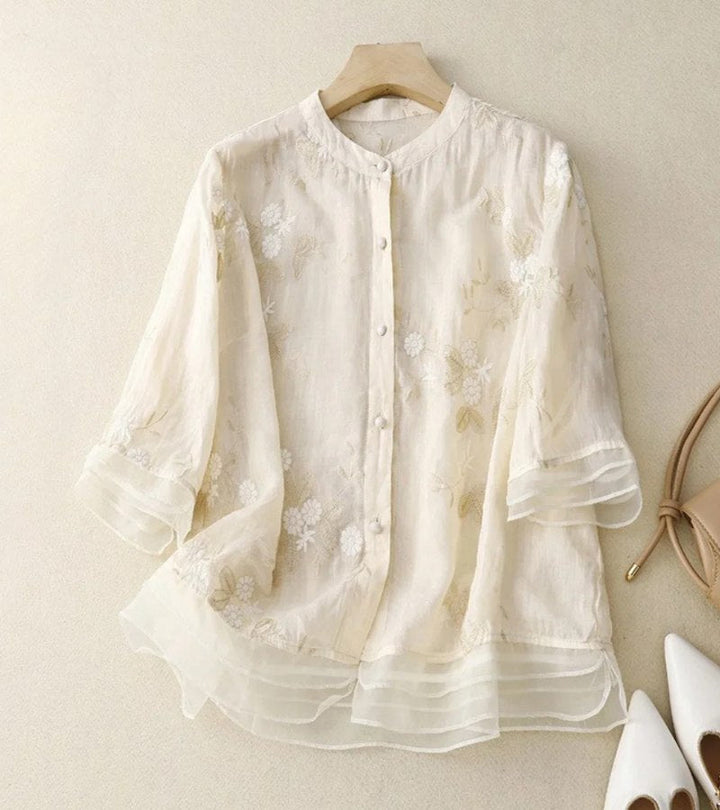 Bellerose - Geborduurd vintage overhemd