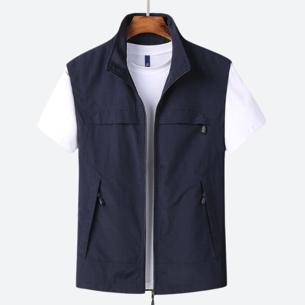 Delta Vest – Utility vest met ritssluiting – functionaliteit ontmoet stijl